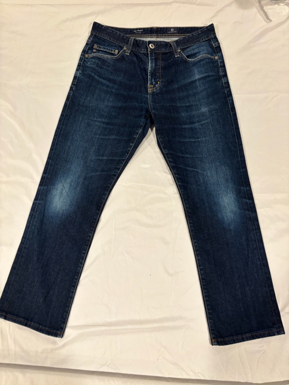 Adriano Goldschied "The Everett" Slim straight dark wash sz 32 x 32